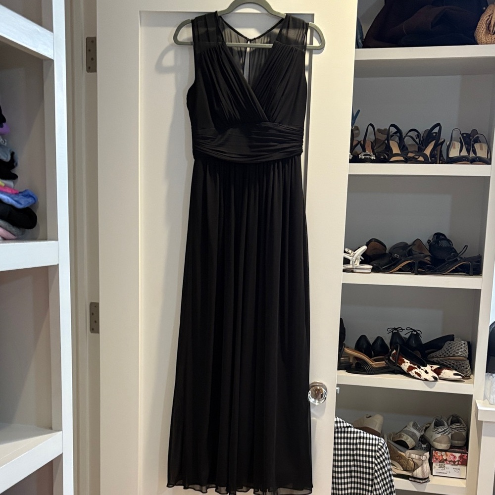 ALFRED SUNG Black Bridesmaid Dress